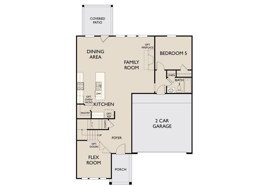 2D floor plan layout for the Henderson by Ashton Woods in Brookshire at Legacy Hills-50s, Celina, TX (Image 5). 2D floor plan layout for the Henderson by Ashton Woods in Brookshire at Legacy Hills-50s, Celina, TX (Image 5).