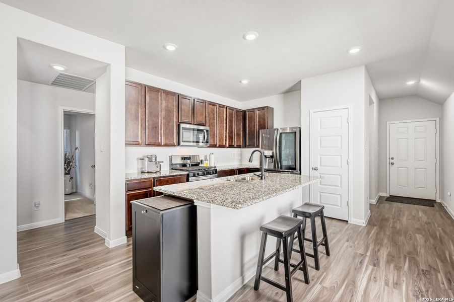 Furnished interior view inside a new home in Timber Creek, San Antonio (Image 7).