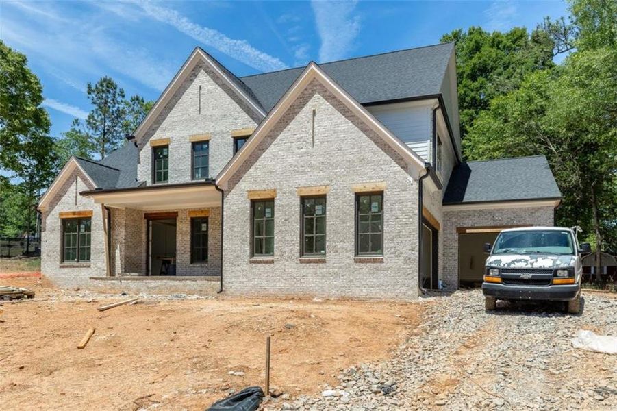 In-progress construction of a new home in , Buford, GA (Image 23).