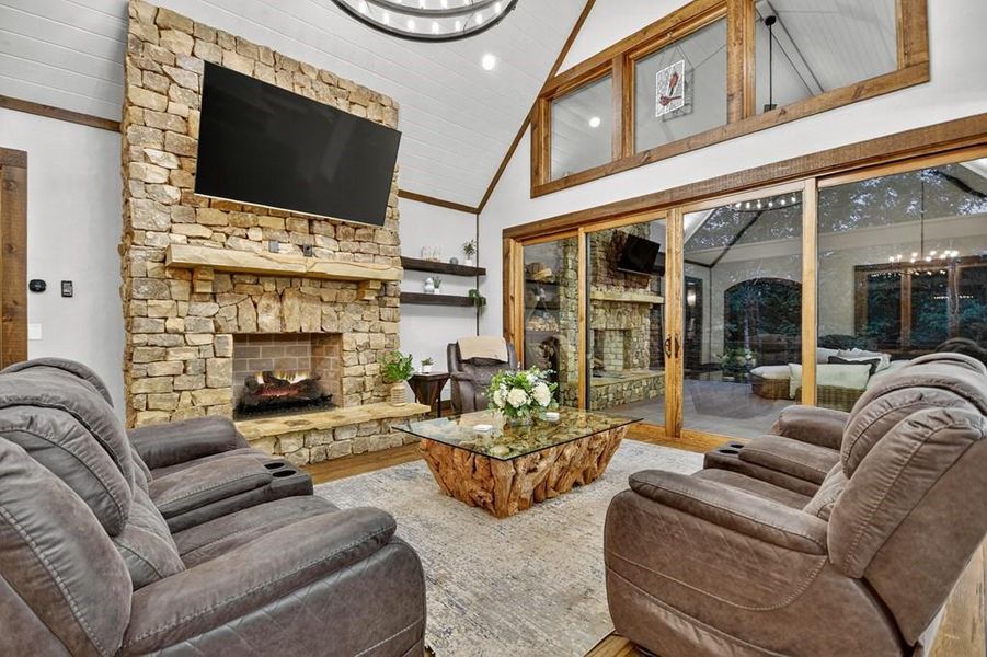 Furnished interior view inside a new home in , Mineral Bluff (Image 29).