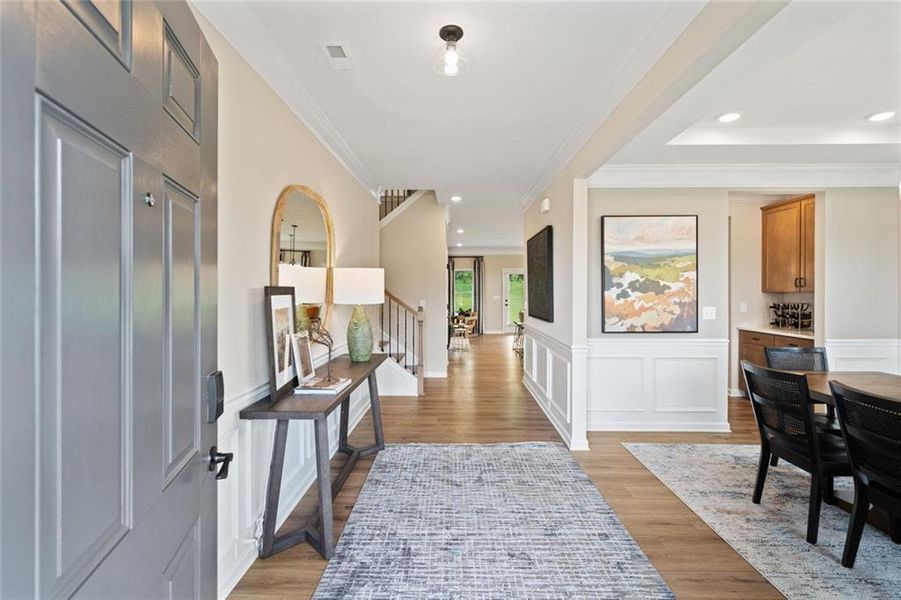 Furnished interior view inside a new home in Sagebrook, Powder Springs (Image 40).