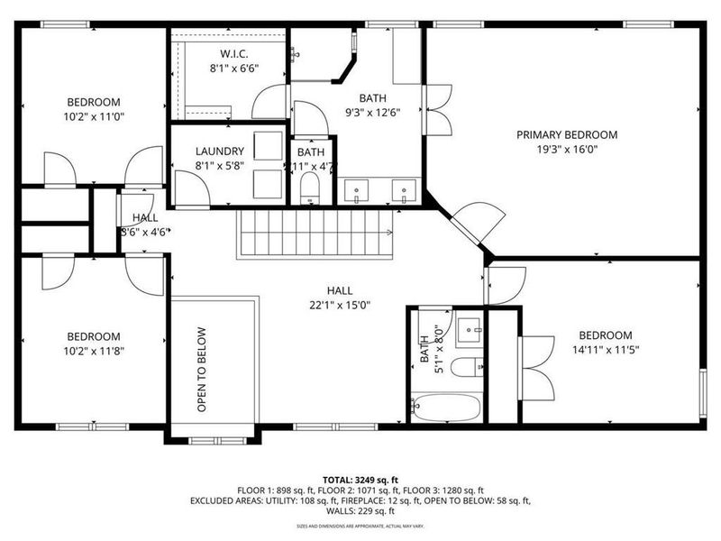 2D floor plan layout of this home in , Hiram, GA (Image 4). 2D floor plan layout of this home in , Hiram, GA (Image 4).