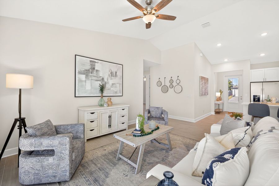 Representative furnished interior of a home built from the The Paradise Cove III by Sunlife Homes LLC in Cape Coral, Cape Coral (Image 9).