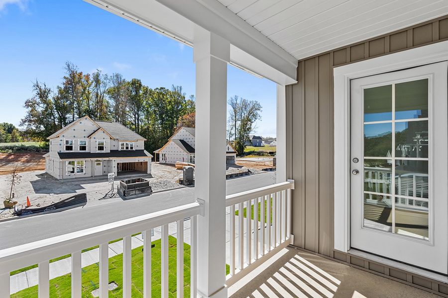 Exterior details and patio area of a home in Fieldstone, Lexington (Image 4).
