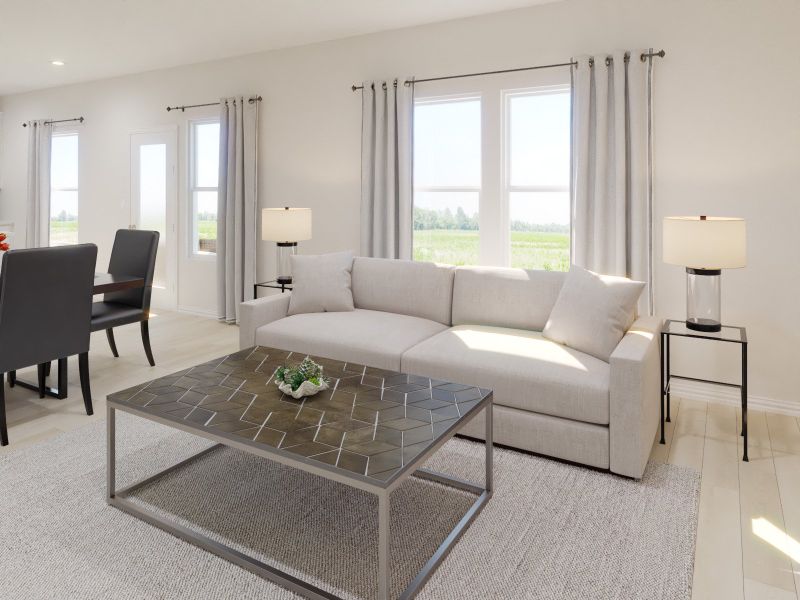 Kick your feet up after a long day in your cozy living space. Kick your feet up after a long day in your cozy living space.