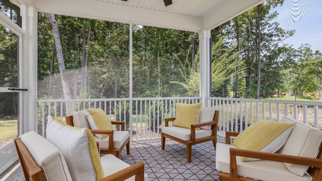 Furnished interior view inside a new home in The Farm at Neill's Creek, Lillington (Image 15).