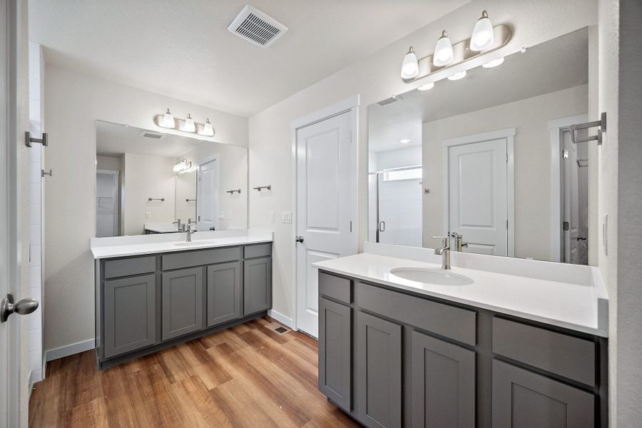 Furnished interior view inside a new home in Aspen Ranch, Fountain (Image 14).