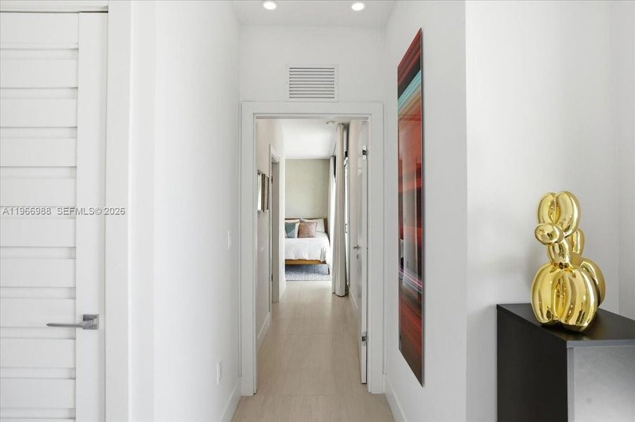 Furnished interior view inside a new home in , Miami Beach (Image 7).