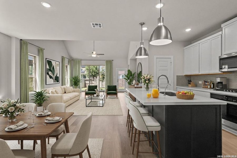 Furnished interior view inside a new home in Stillwater Ranch, San Antonio (Image 14).