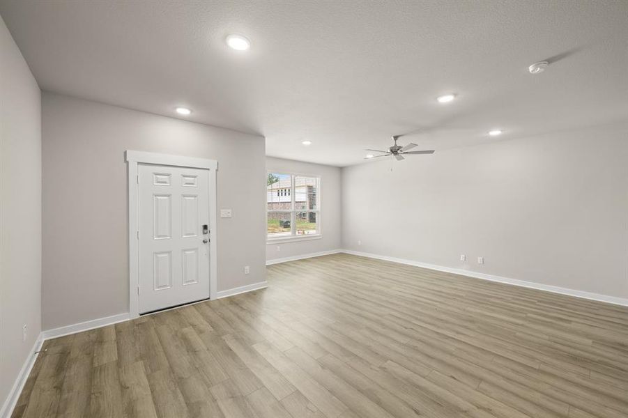 Spacious, unfurnished interior of a new home in Mockingbird Estates Townhomes, Fort Worth (Image 22).