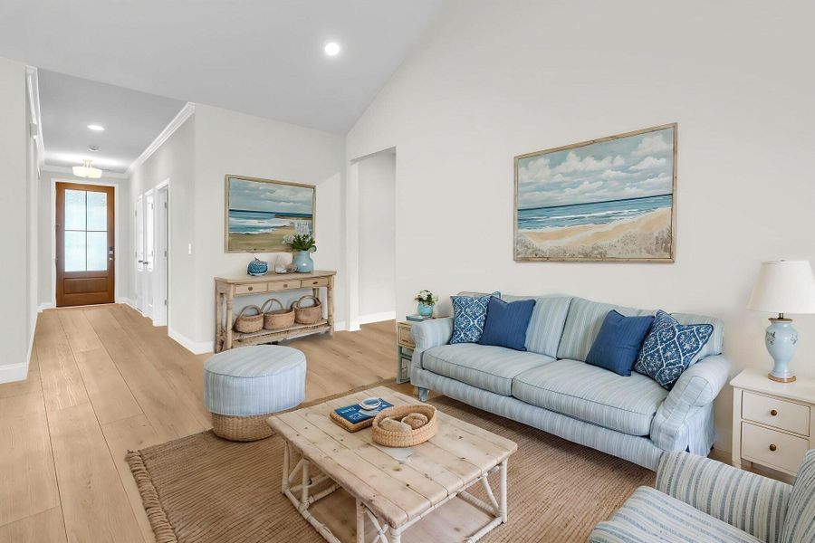 Furnished interior view inside a new home in High Point at Foxbank, Moncks Corner (Image 13).