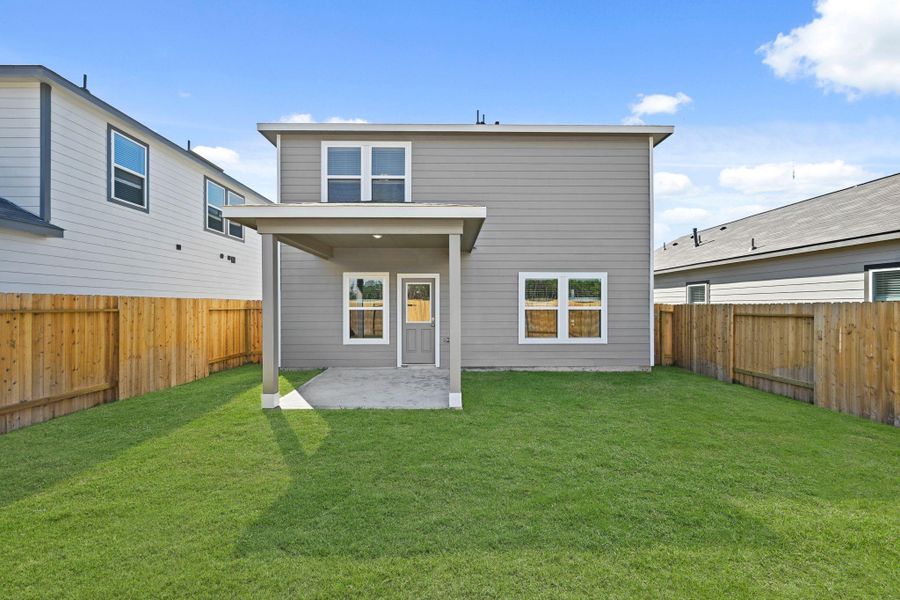 Exterior details and patio area of a home in Northpark South, Porter (Image 18). Exterior details and patio area of a home in Northpark South, Porter (Image 18).