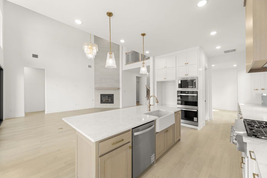Furnished interior view inside a new home in Mosaic – 70′ Lots, Celina (Image 8).