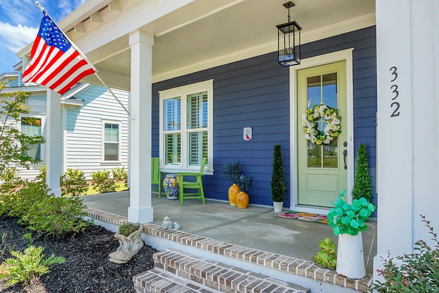 Front exterior of a new home in , Summerville, SC, highlighting curb appeal (Image 19).