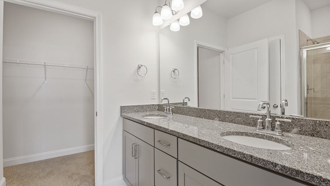 Furnished interior view inside a new home in Pleasant Grove, Weaverville (Image 5).