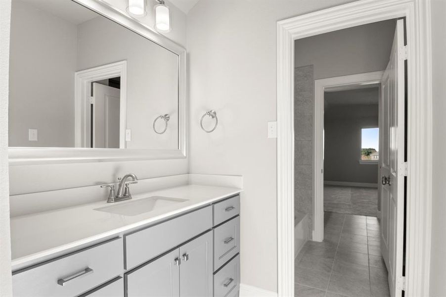 Furnished interior view inside a new home in Callan Village, Lorena (Image 8).