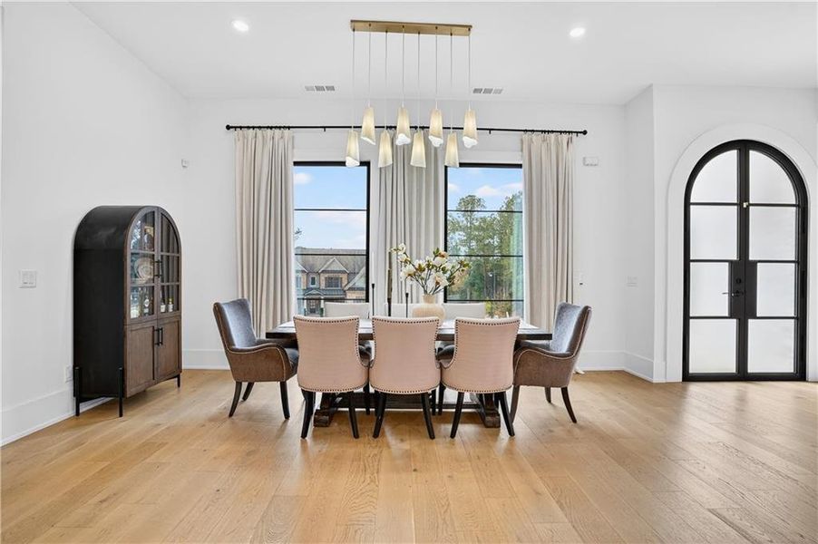 Furnished interior view inside a new home in , Hoschton (Image 44).