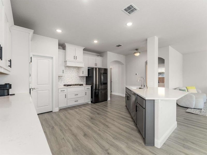 Furnished interior view inside a new home in Emerald Vista, Wylie (Image 26). Furnished interior view inside a new home in Emerald Vista, Wylie (Image 26).