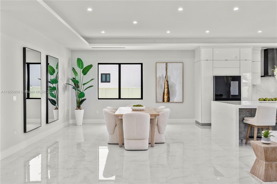 Furnished interior view inside a new home in , Miami (Image 36).