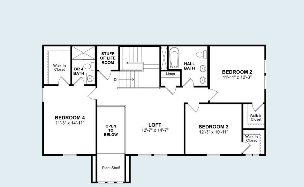 2D floor plan layout of this home in Grand Oaks, Mont Belvieu, TX (Image 2). 2D floor plan layout of this home in Grand Oaks, Mont Belvieu, TX (Image 2).