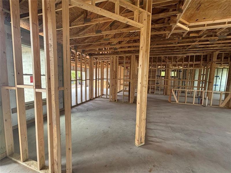 In-progress construction of a new home in , Palm Coast, FL (Image 35).