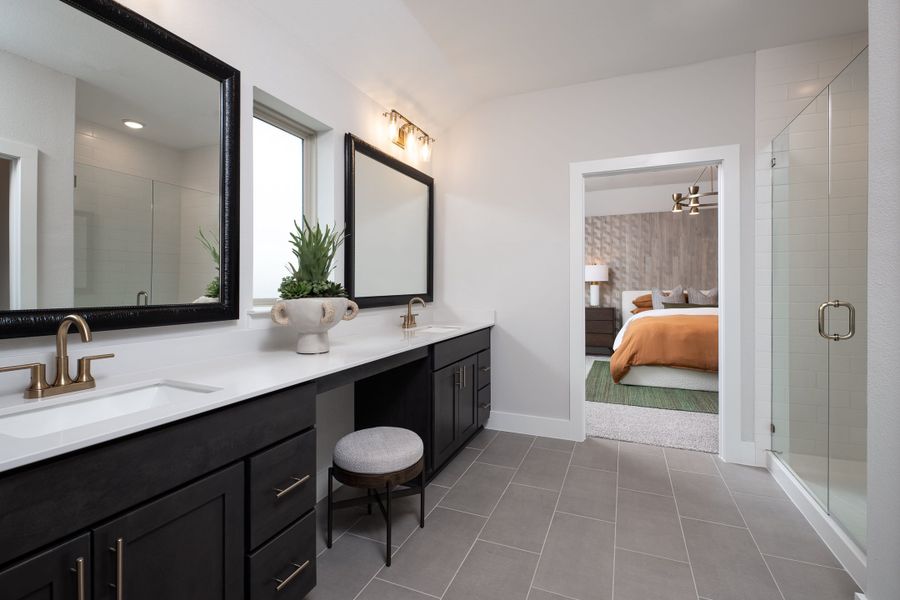 Representative furnished interior of a home built from the Ivy by Tri Pointe Homes in Union Park, Little Elm (Image 6).