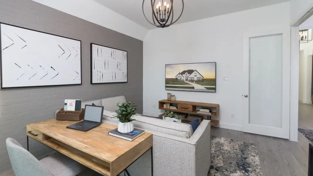 Furnished interior view inside a new home in Canyon Falls, Northlake (Image 19).