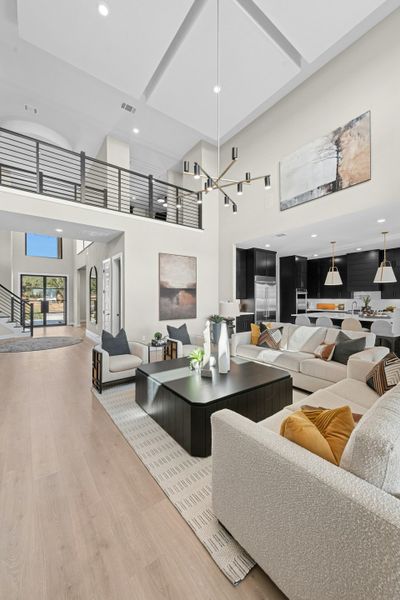 Representative furnished interior of a home built from the Emory by Scott Felder Homes in Leander Estates, Leander (Image 14).
