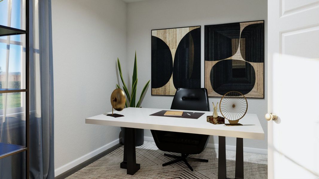 Representative furnished interior of a home built from the The Darwin by Legend Homes in Ridgeland Hills, Willis (Image 13).