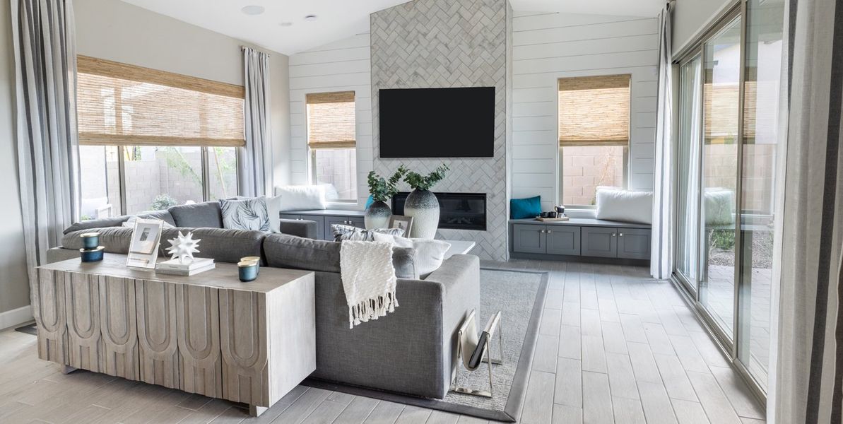 Furnished interior view inside a new home in Overlook at The Dells, Prescott (Image 6).