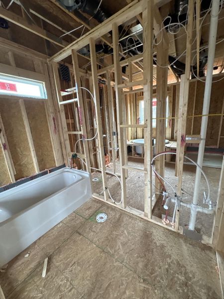 In-progress construction of a new home in Robinson Oaks, Gastonia, NC (Image 31).