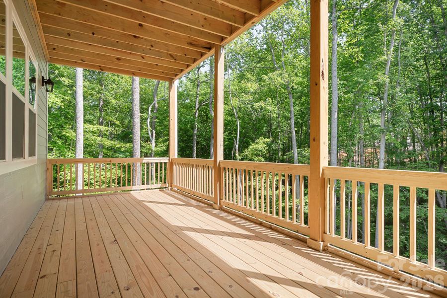 Covered Back Porch