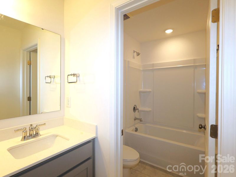 Secondary bathroom