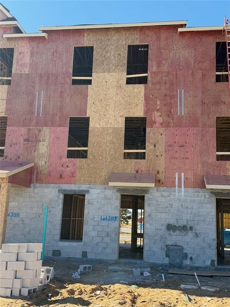 In-progress construction of a new home in Parkview at Hamlin, Winter Garden, FL (Image 6).