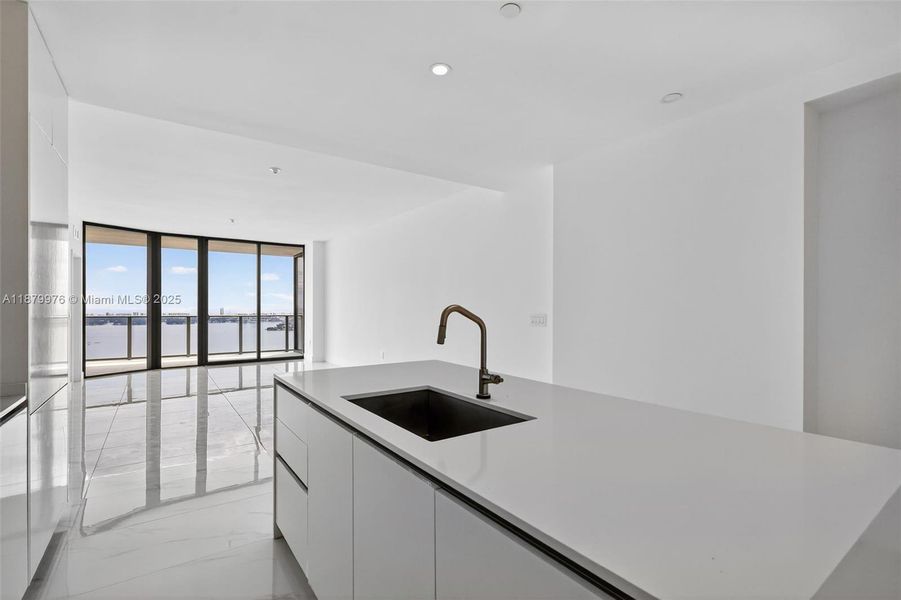 Furnished interior view inside a new home in , Miami (Image 25).