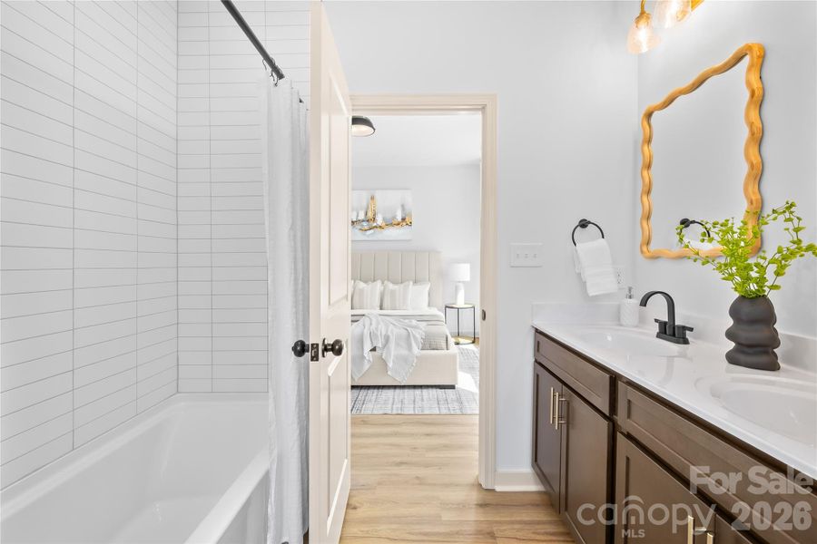 Furnished interior view inside a new home in , Rock Hill (Image 17).