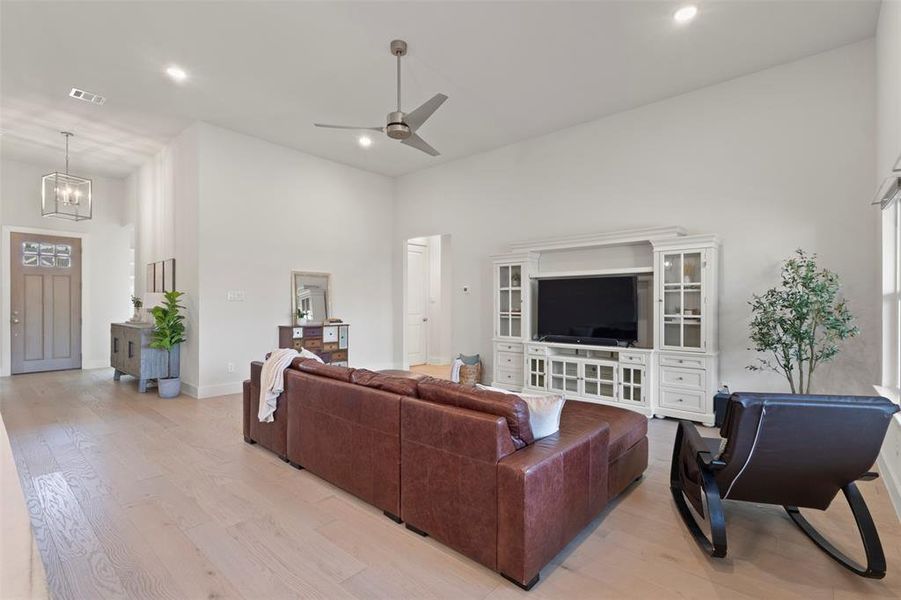 Furnished interior view inside a new home in Lyons Crest Estates, Garland (Image 18).
