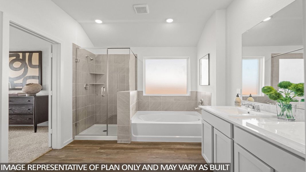 Furnished interior view inside a new home in Sunterra Lakes, Brookshire (Image 31).