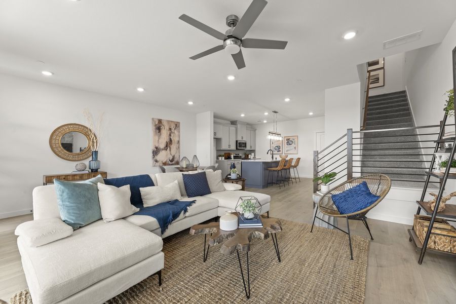 Furnished interior view inside a new home in Ten Mile Creek, Celina (Image 6).