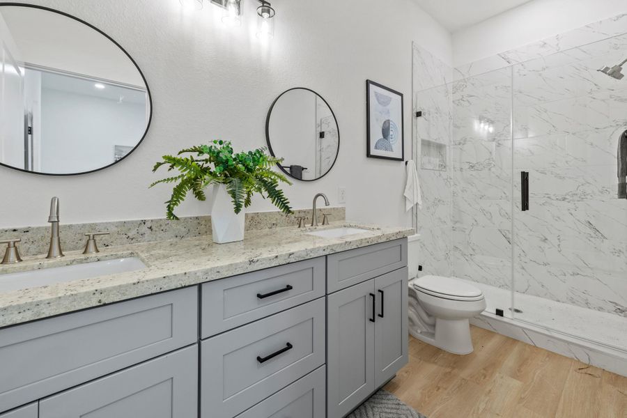 Furnished interior view inside a new home in , Beasley (Image 9).