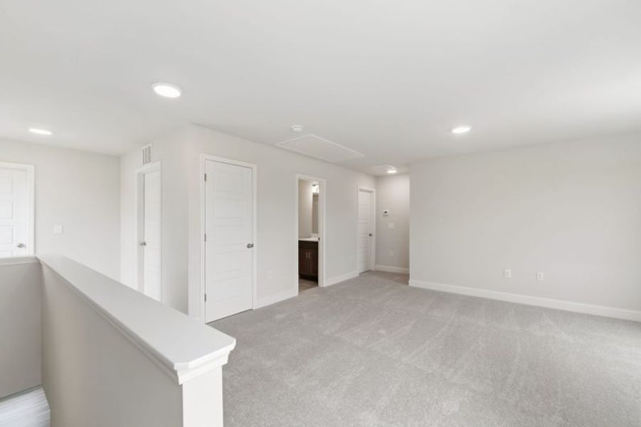 Spacious, unfurnished interior of a new home in Sullivans Reserve, Walkertown (Image 50). Spacious, unfurnished interior of a new home in Sullivans Reserve, Walkertown (Image 50).