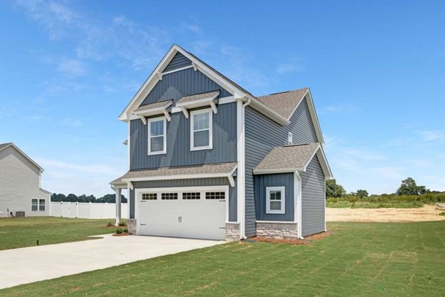 Representative exterior photo of a completed home built from the Eden by True Homes in Benson Village, Benson, NC (Image 2).