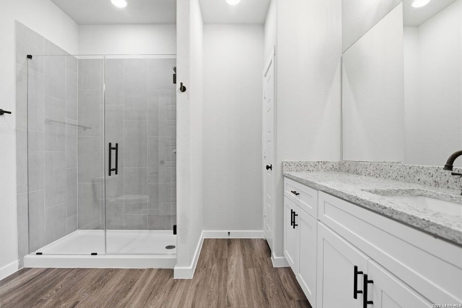 Furnished interior view inside a new home in , San Antonio (Image 8).