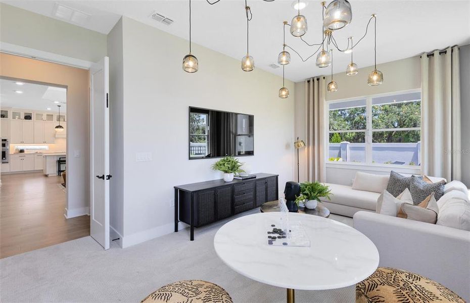 Furnished interior view inside a new home in Parkside Trails, Clermont (Image 14).