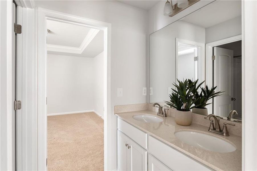 Furnished interior view inside a new home in Twin Shoals, Atlanta (Image 10).