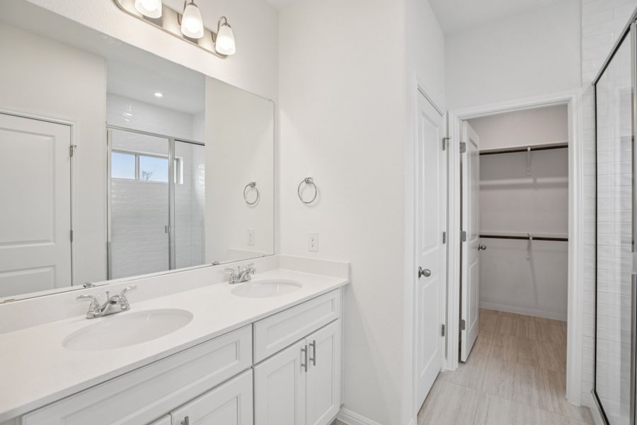 Furnished interior view inside a new home in Crosswinds, Kyle (Image 9). Furnished interior view inside a new home in Crosswinds, Kyle (Image 9).