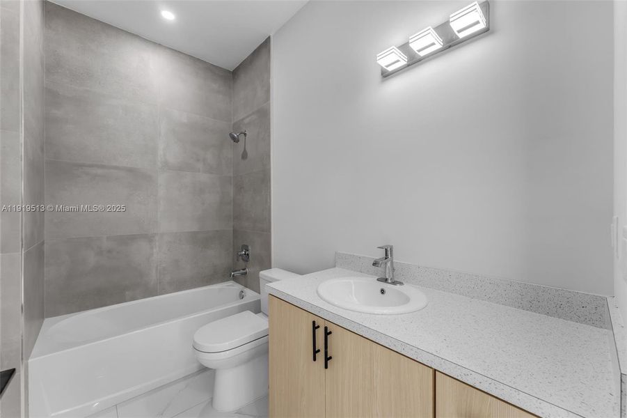 Furnished interior view inside a new home in , Miami (Image 5).