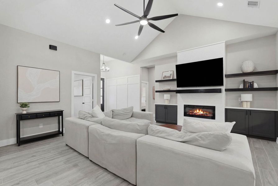 Furnished interior view inside a new home in , Plantersville (Image 5). Furnished interior view inside a new home in , Plantersville (Image 5).