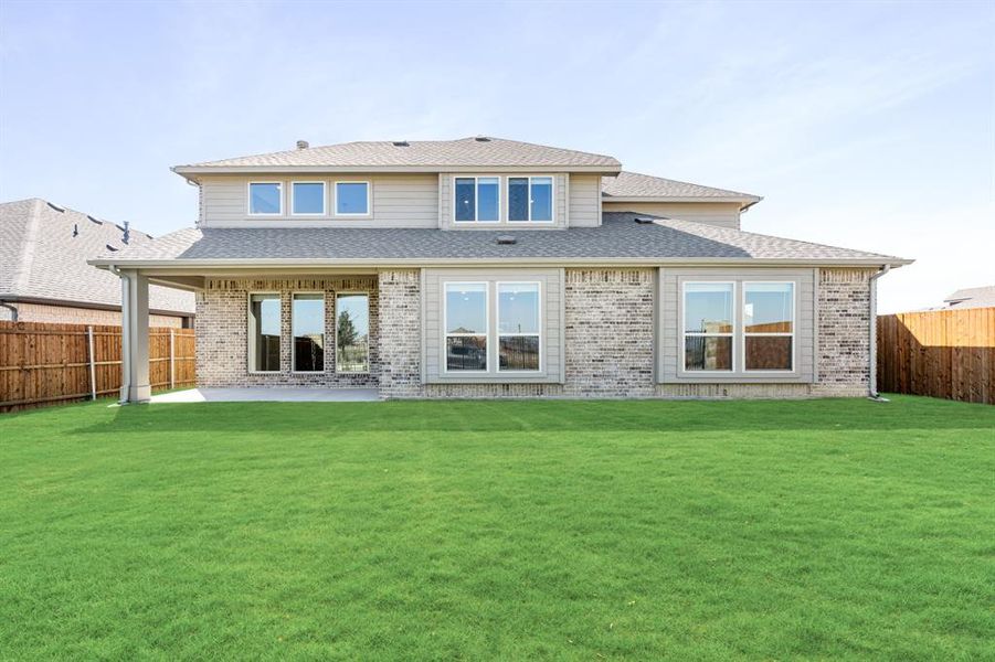 Exterior details and patio area of a home in Timberbrook 3B-4A, Justin (Image 17). Exterior details and patio area of a home in Timberbrook 3B-4A, Justin (Image 17).
