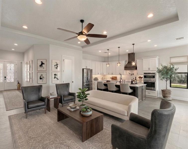 Furnished interior view inside a new home in , Auburndale (Image 5).